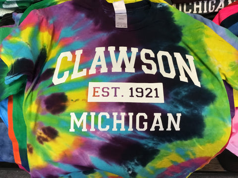 Clawson tie dye